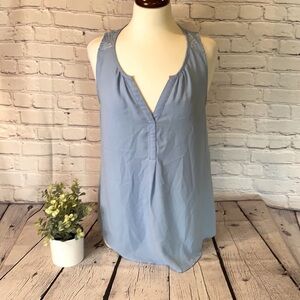 Candies large baby blue tank blouse